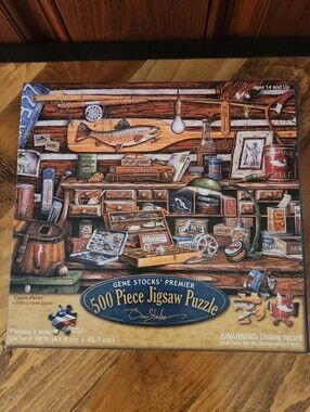 Gene Stocks' Premier 500 PC Jigsaw Puzzle--"Cabin Fever"